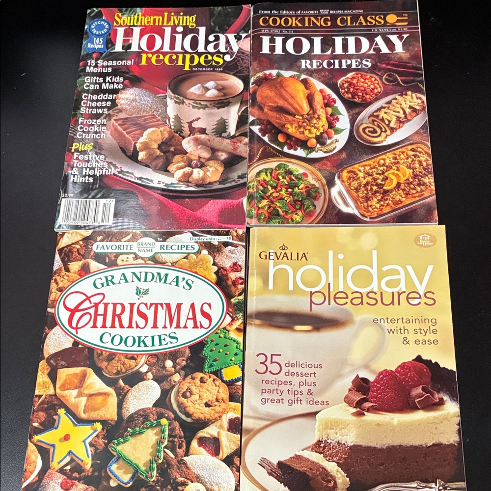 Holiday vintage Recipe cookBook magazine Collection